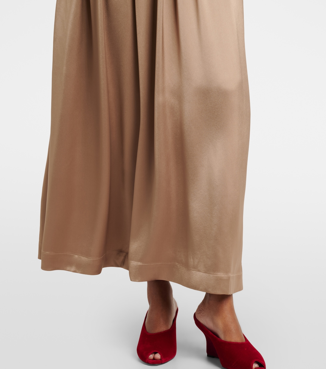 Robe midi en satin | Toteme