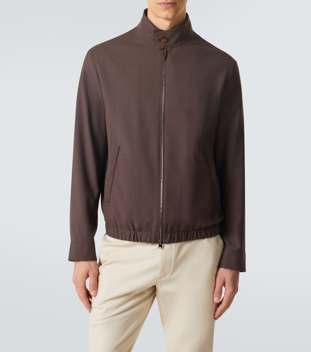 Impeccabile wool blouson jacket | Canali