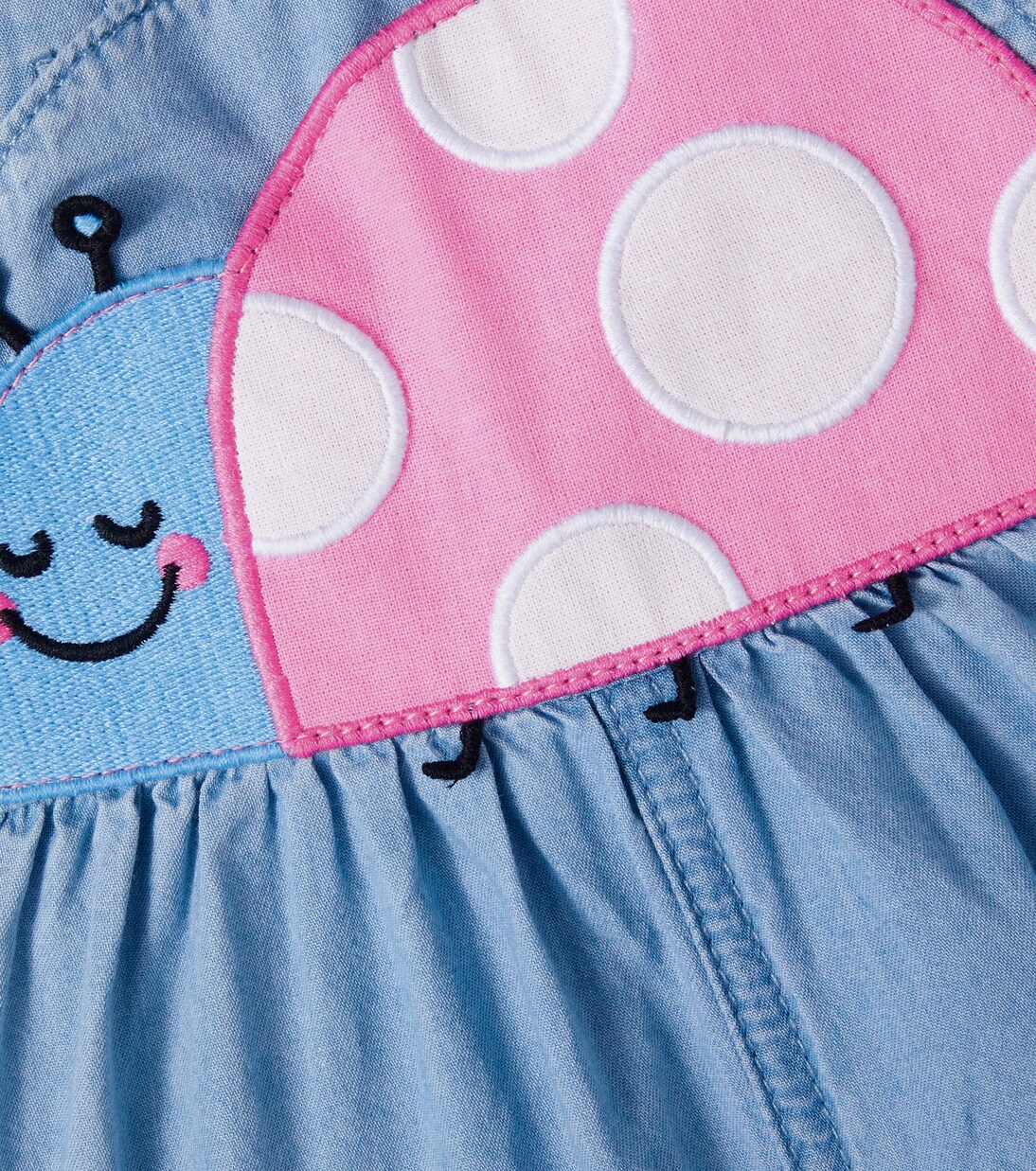 Baby Bug cotton chambray overalls | Stella McCartney Kids