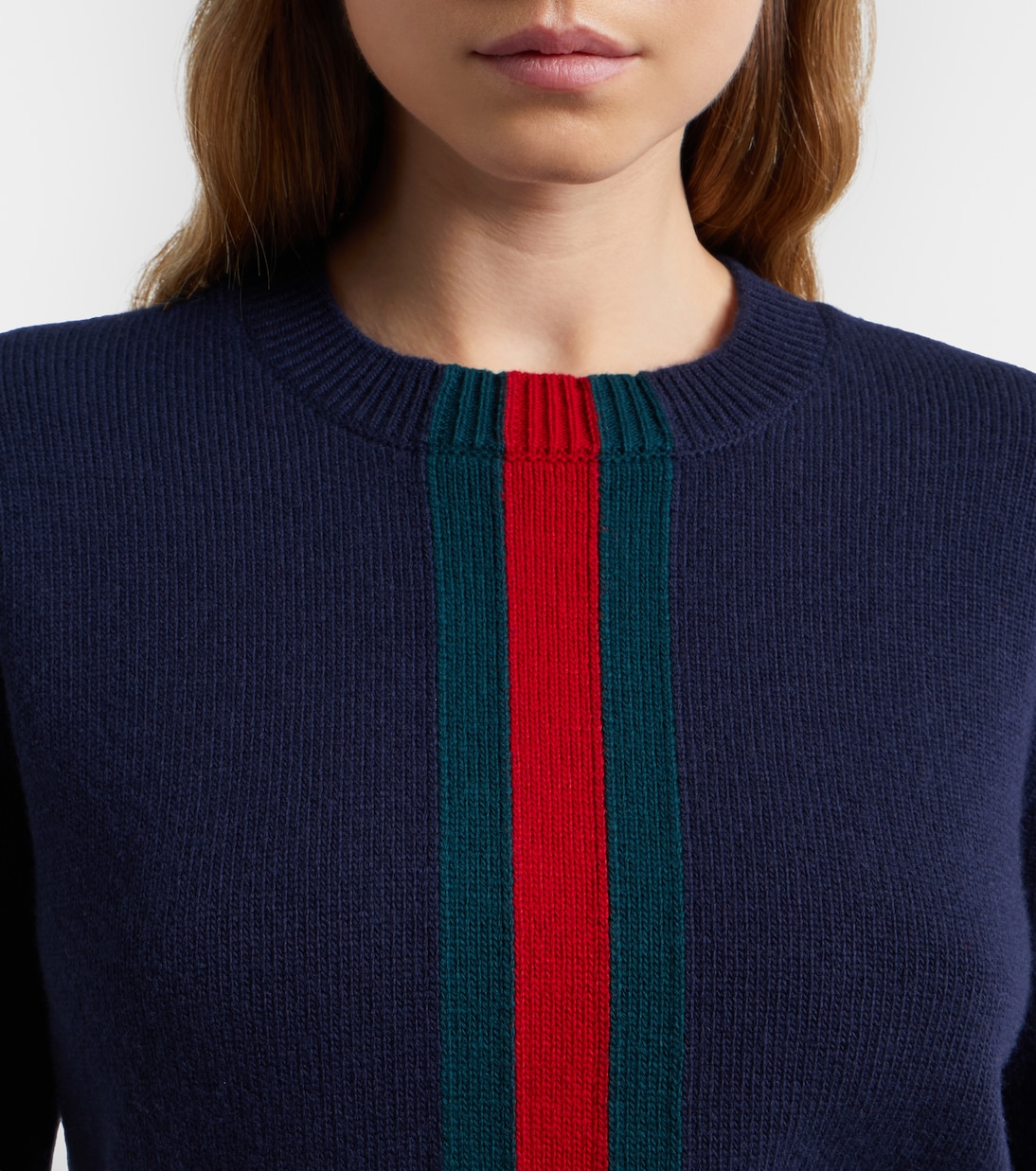 Web Stripe wool sweater | Gucci