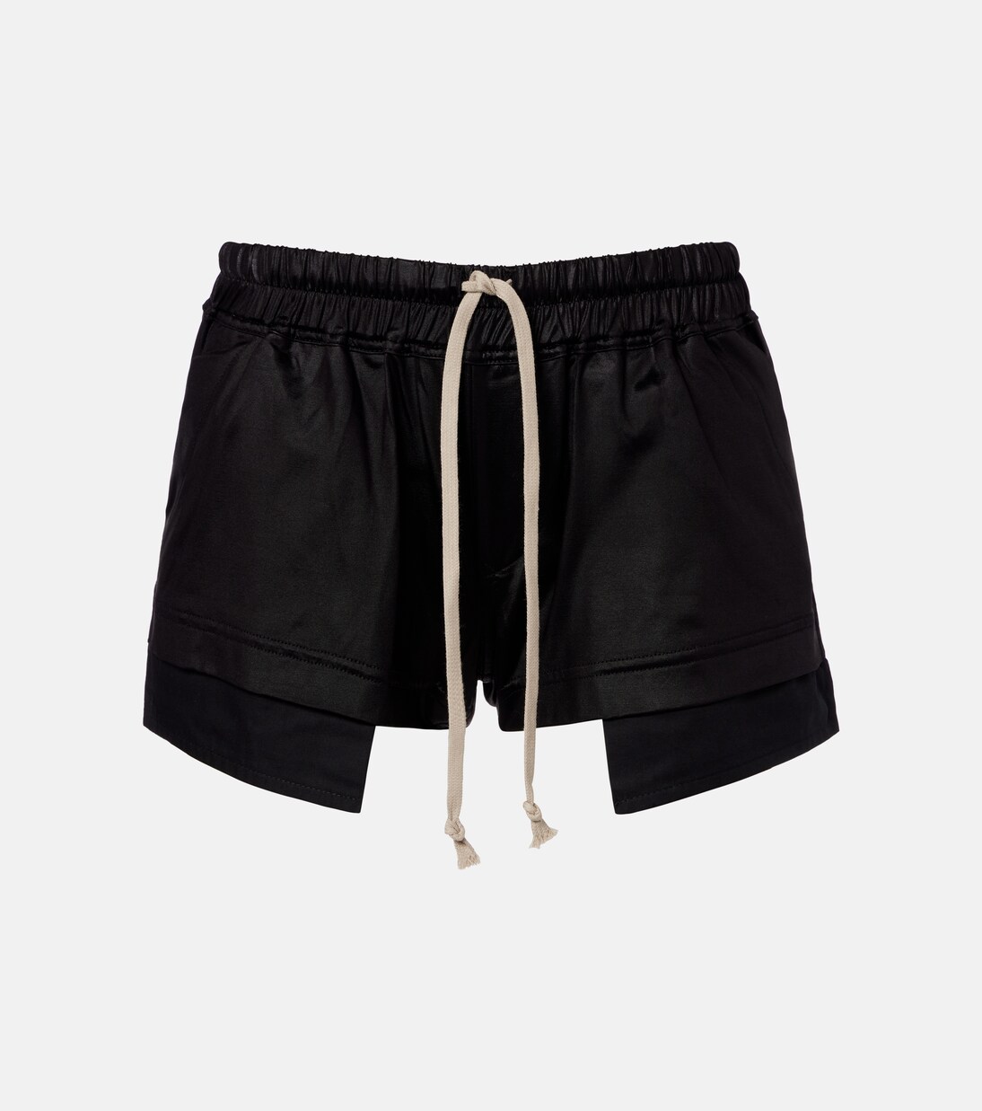 DRKSHDW Fog satin shorts | Rick Owens