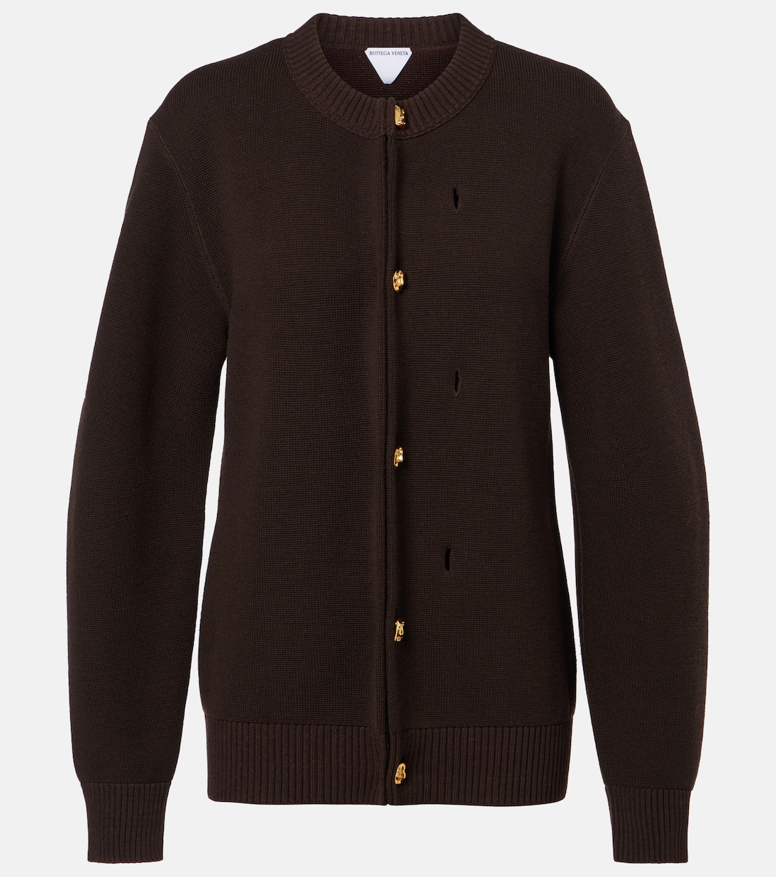 Cardigan en laine et coton | Bottega Veneta