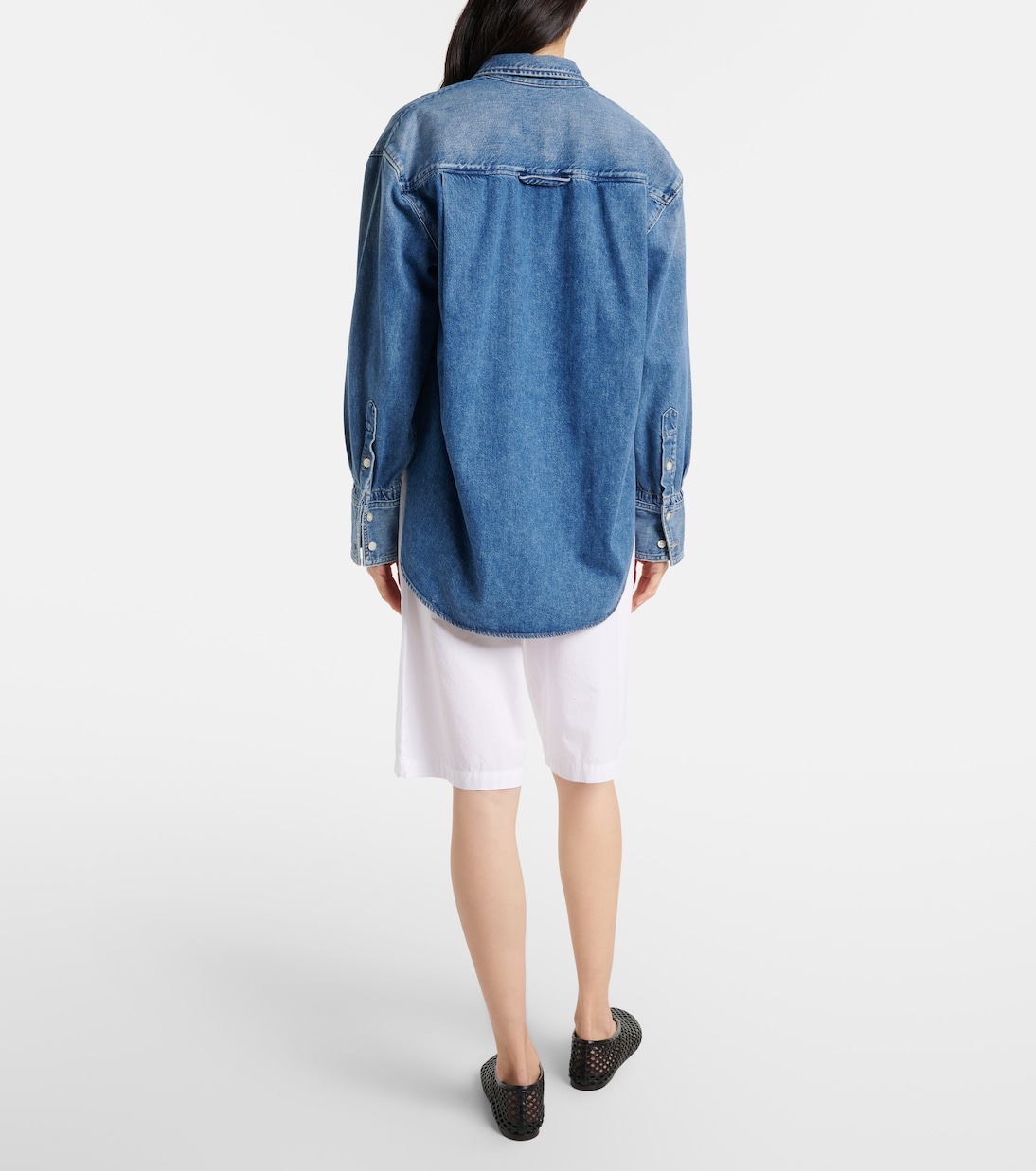 Shorts Tomoko aus Baumwollpopeline | Velvet