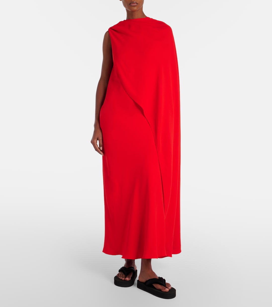 Open-back caped gown | Balenciaga