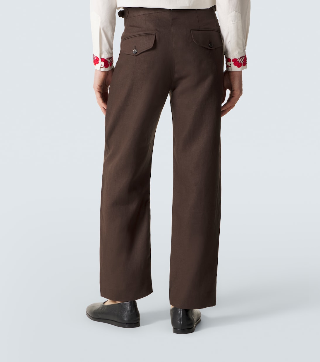 Linen straight pants | Bode