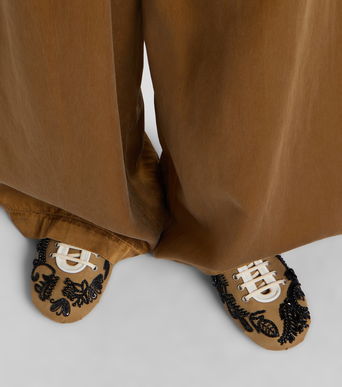 Embellished canvas sneakers | Dries Van Noten