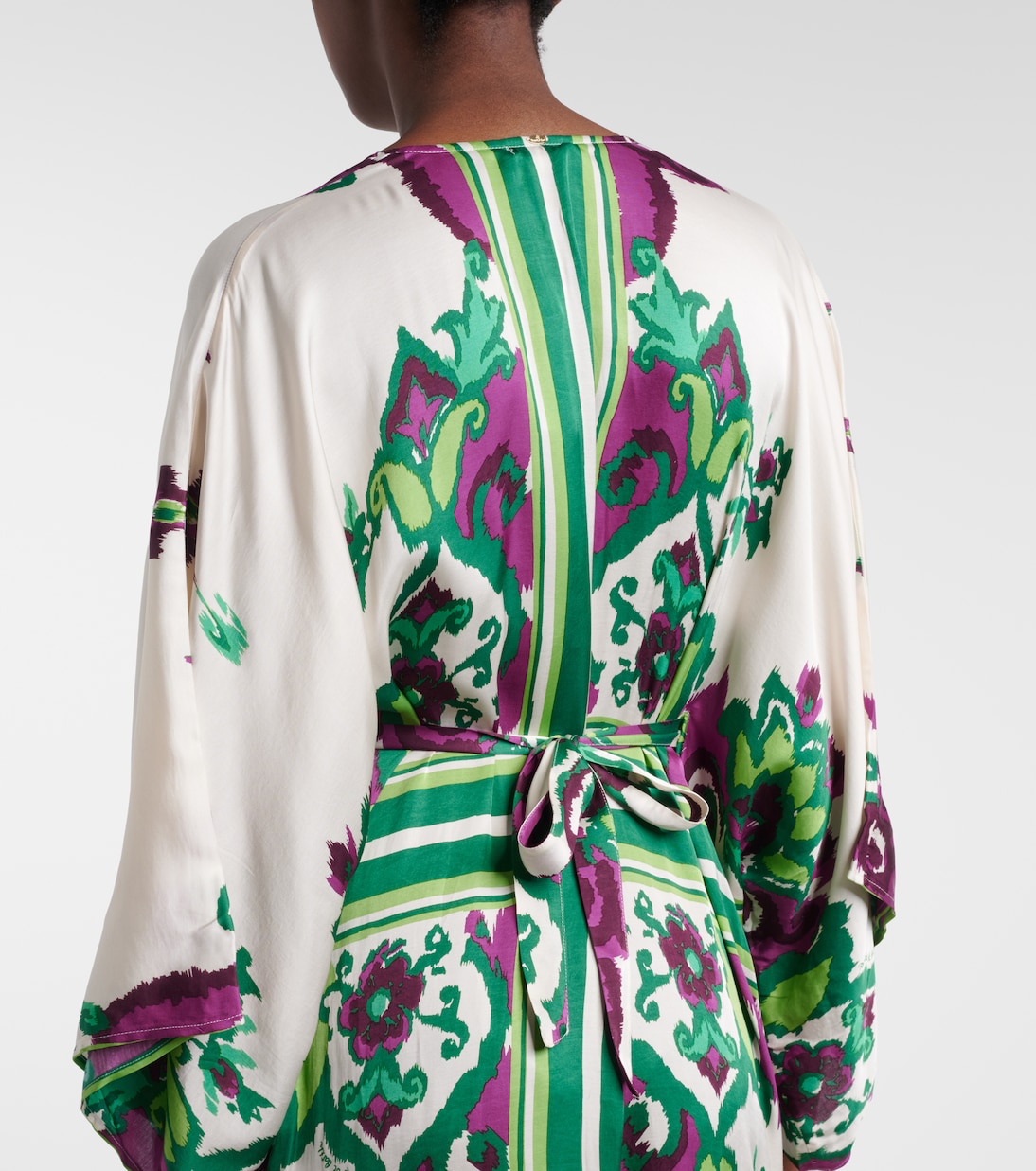 Sol花卉缎布罩衫裙 | Poupette St Barth