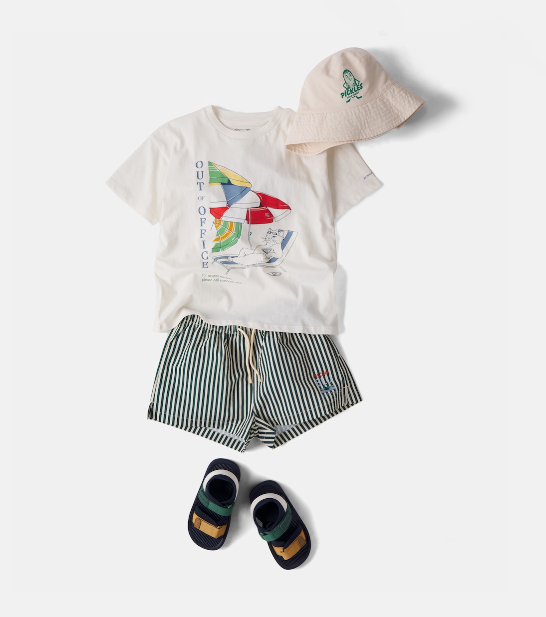 Seer Asnou striped swim trunks | Konges Sløjd