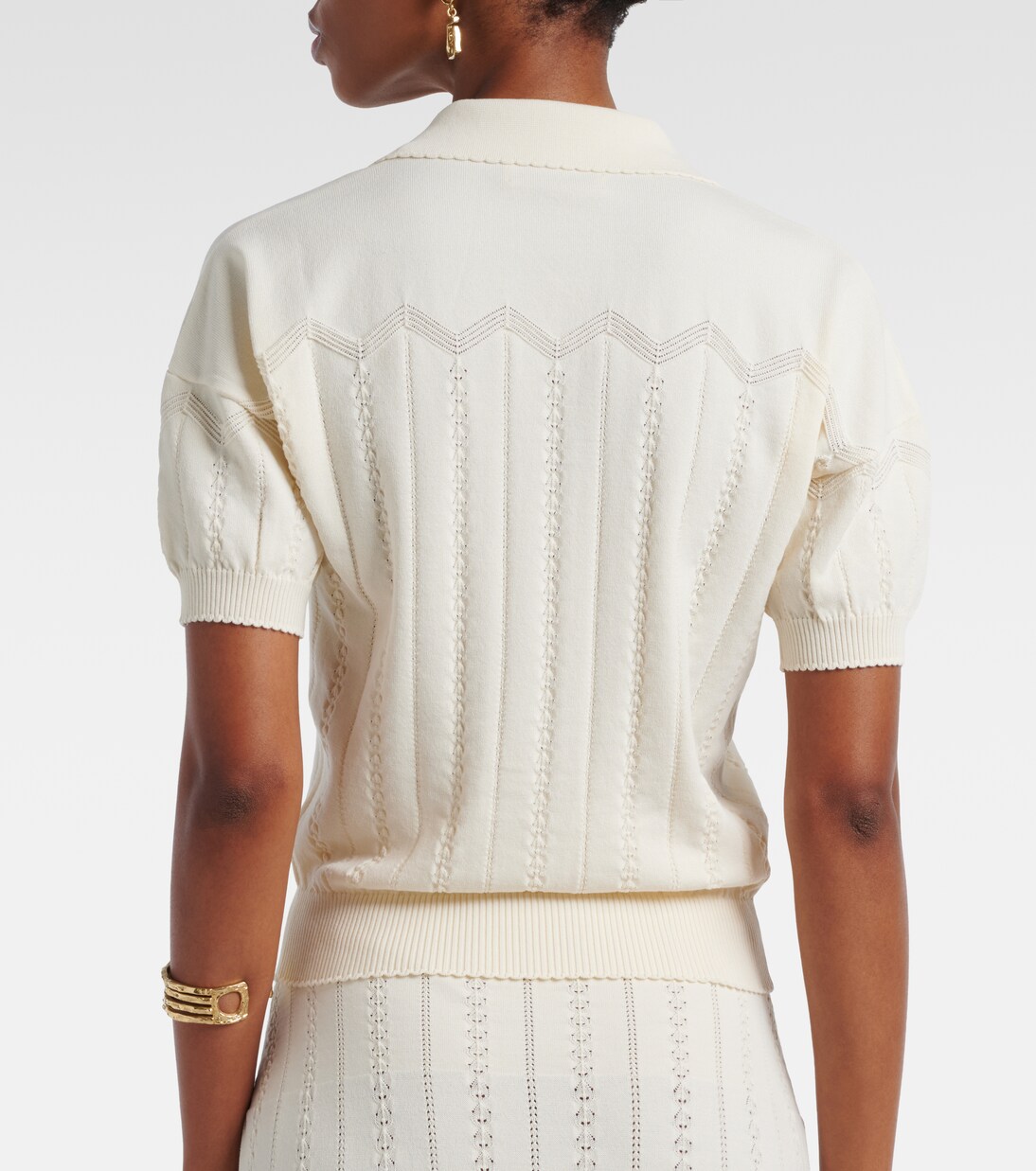 Polohemd Acme aus Pointelle-Strick | Faithfull