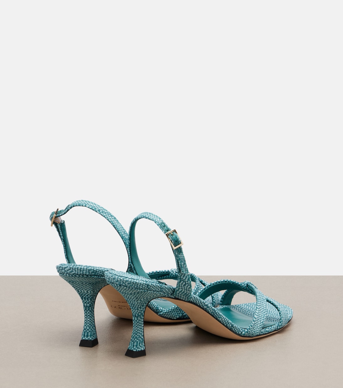 Elsy编织露跟凉鞋 | Jimmy Choo