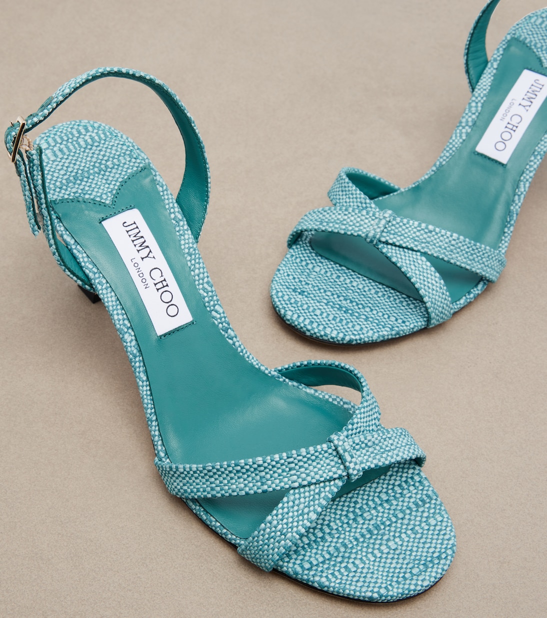 Elsy编织露跟凉鞋 | Jimmy Choo