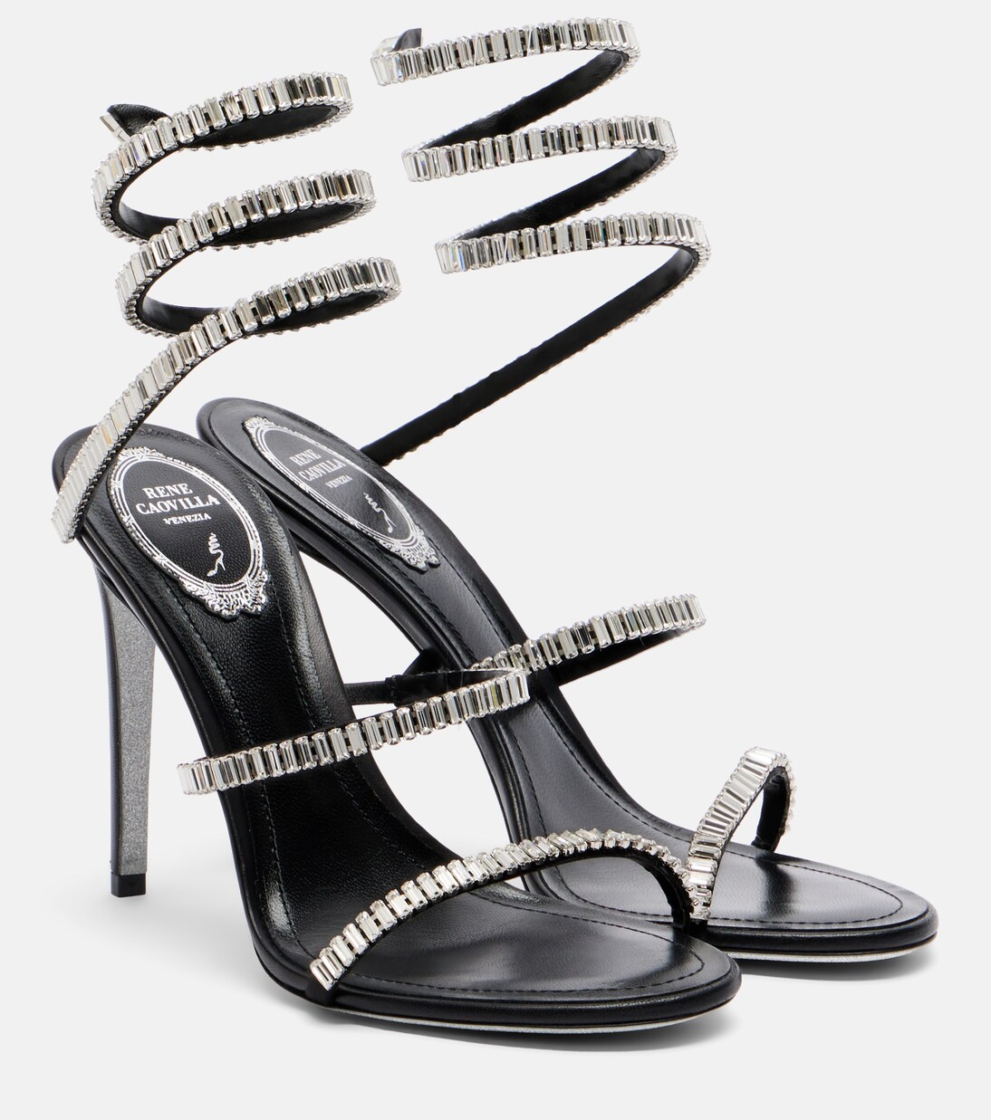 Cleo Spark embellished leather sandals | Rene Caovilla