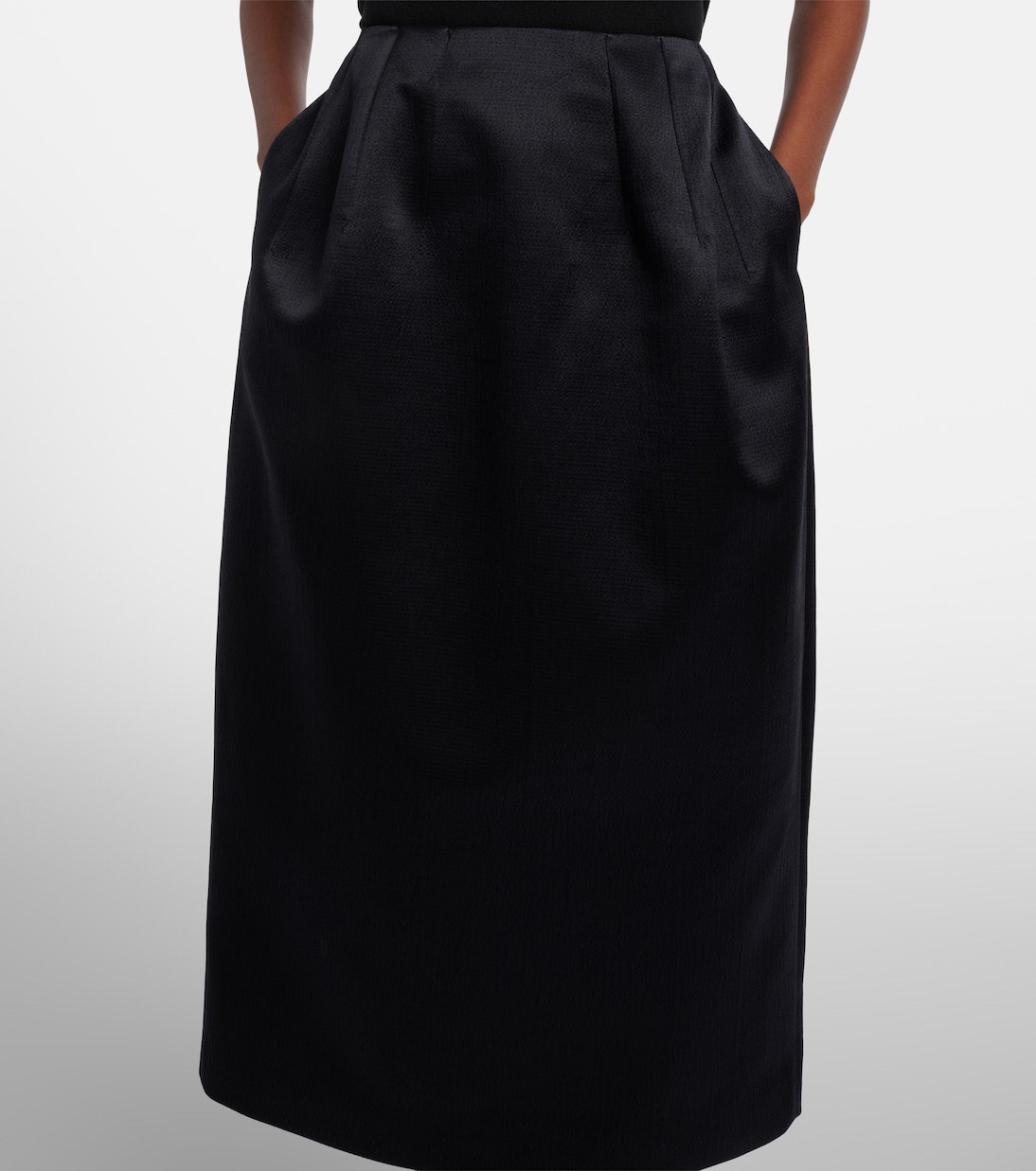 Gamin wool and silk maxi skirt | The Row