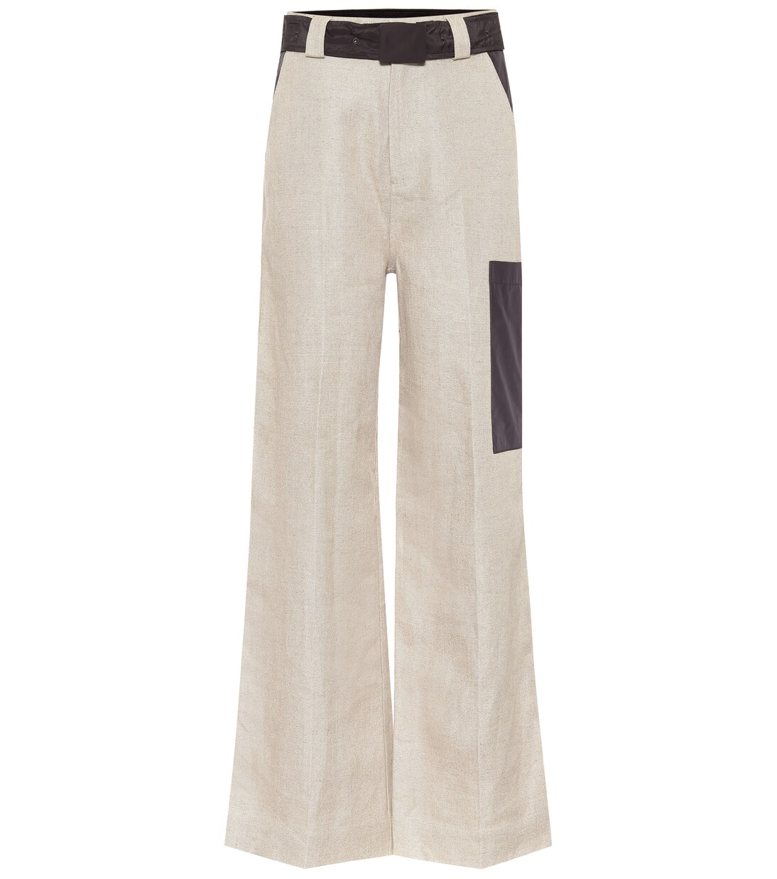 Pantalon ample en lin | Ganni