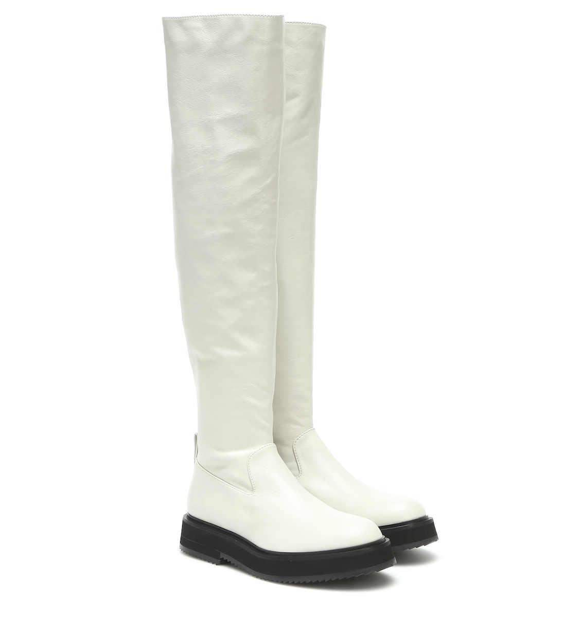 Overknee-Stiefel aus Leder | Joseph