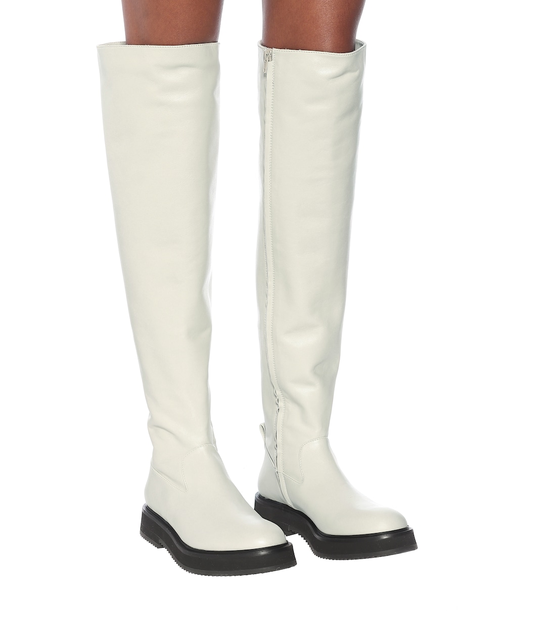 Overknee-Stiefel aus Leder | Joseph