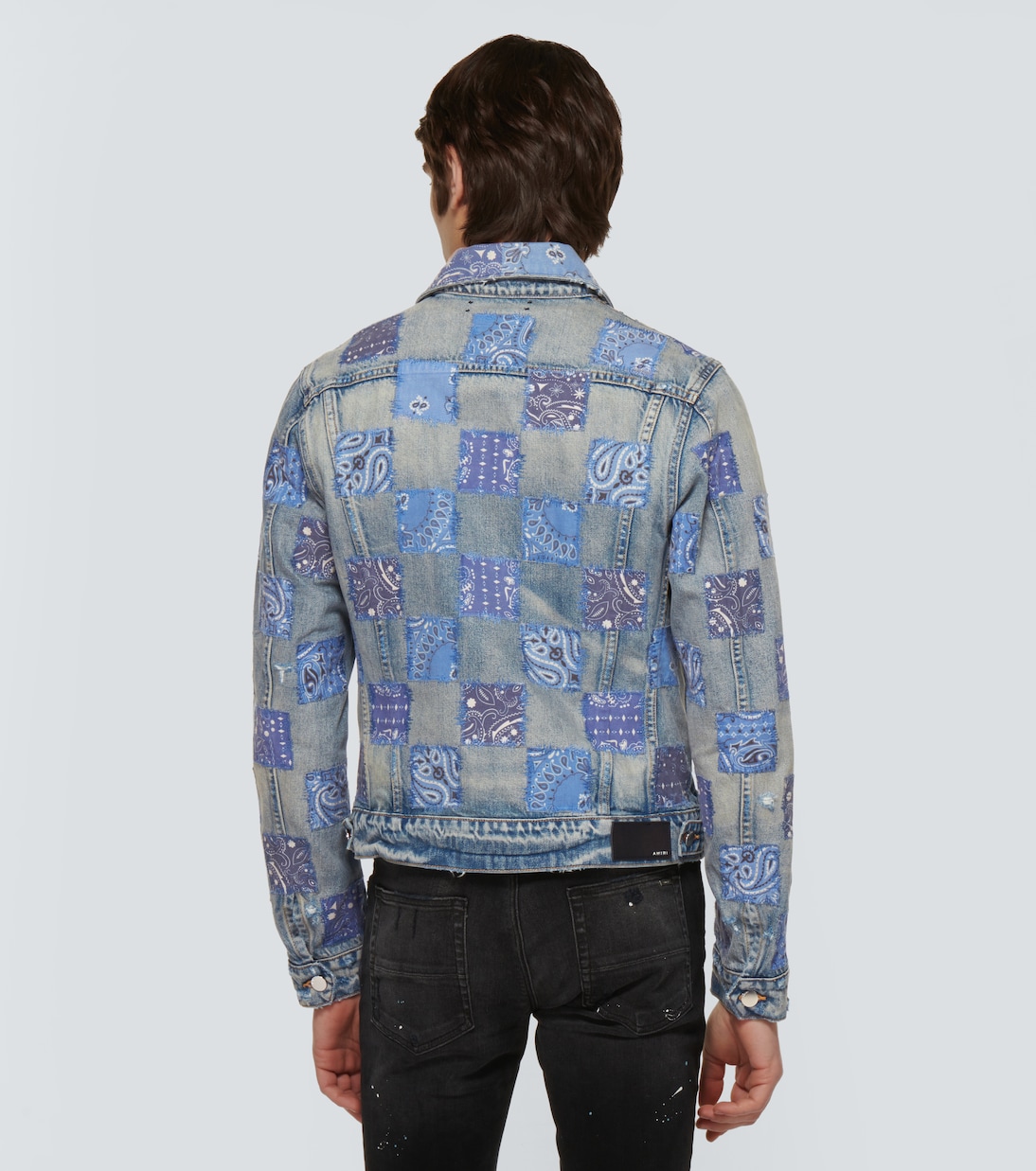 Patchwork denim jacket | Amiri