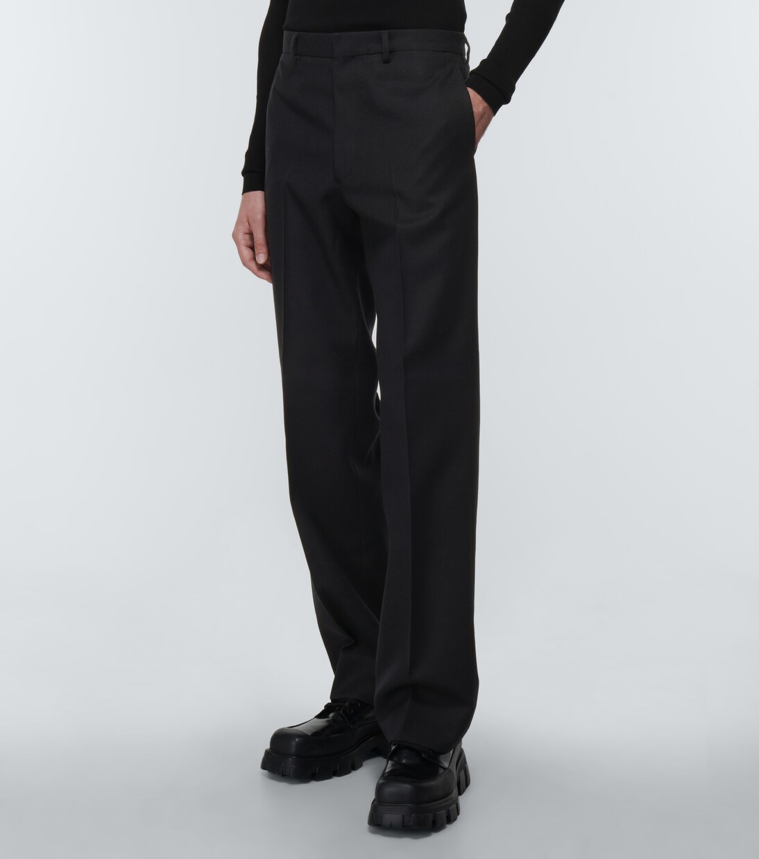 Schmale Hose aus Wolle | Prada