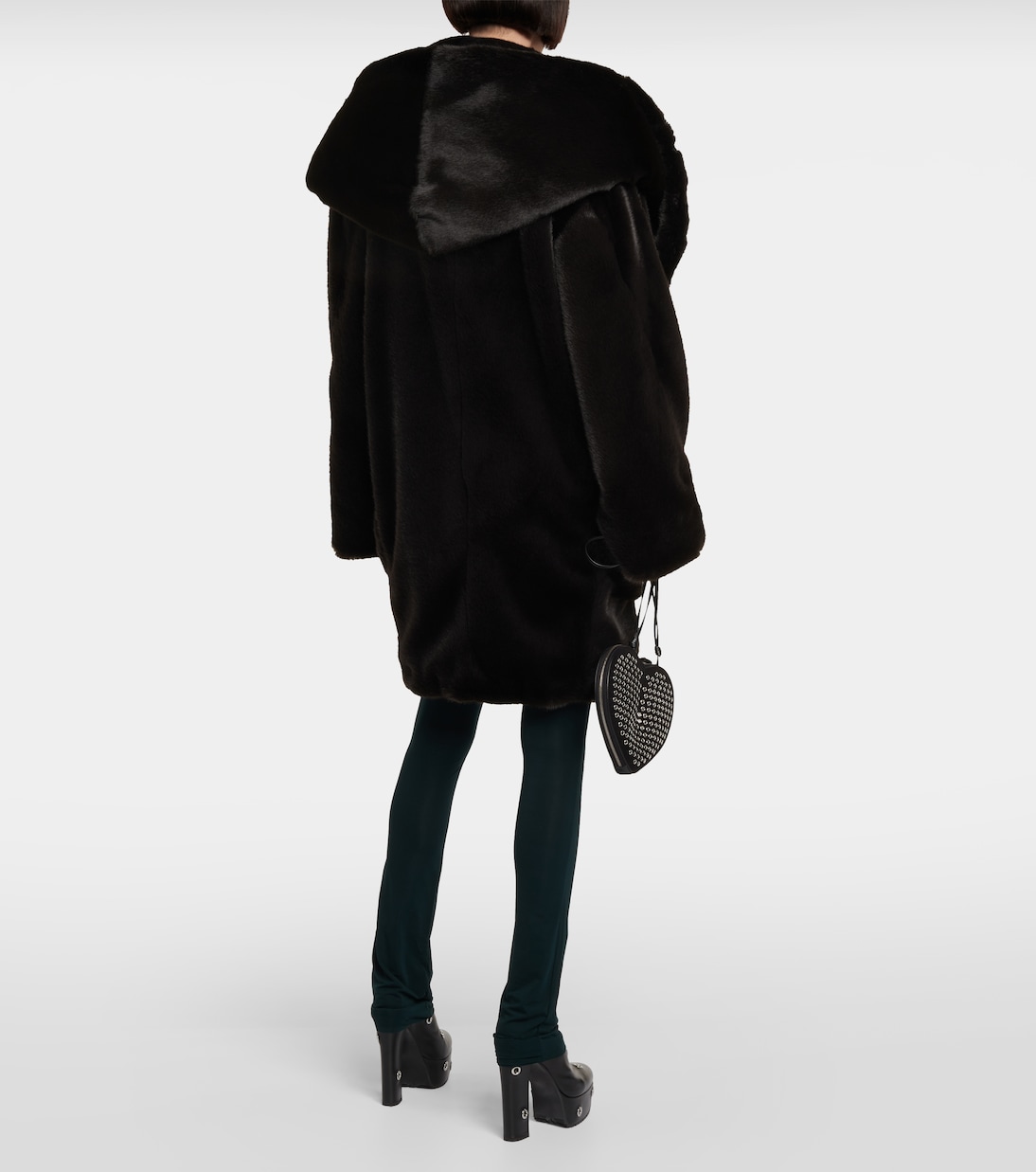 Mantel mit Leder | Alaïa