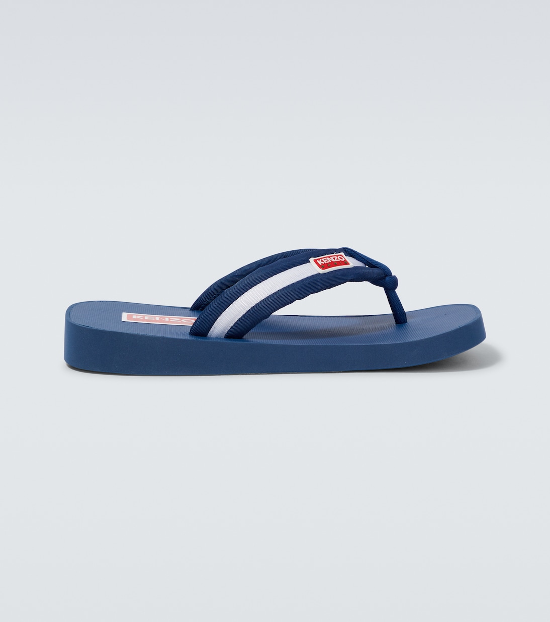 Logo striped thong sandals | Kenzo