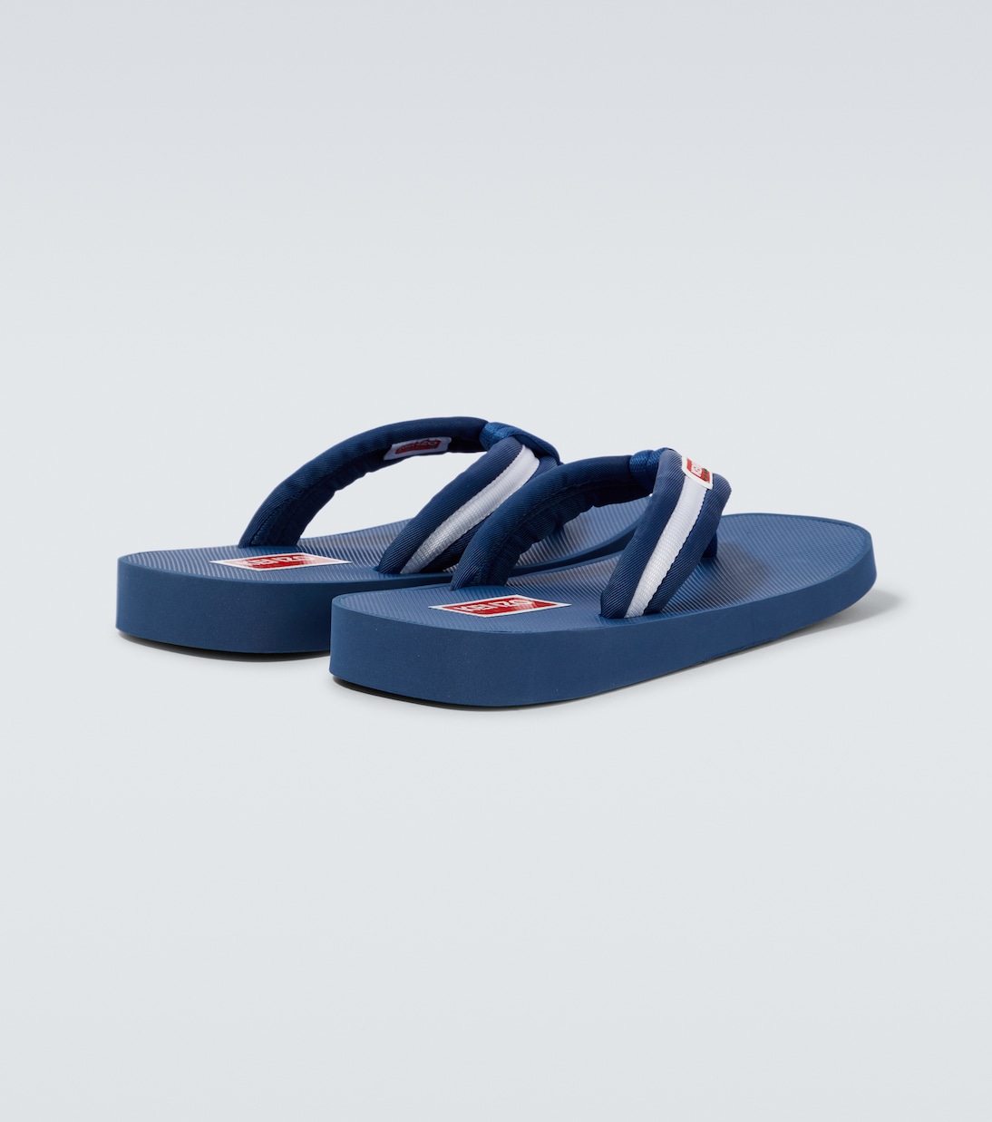 Logo striped thong sandals | Kenzo