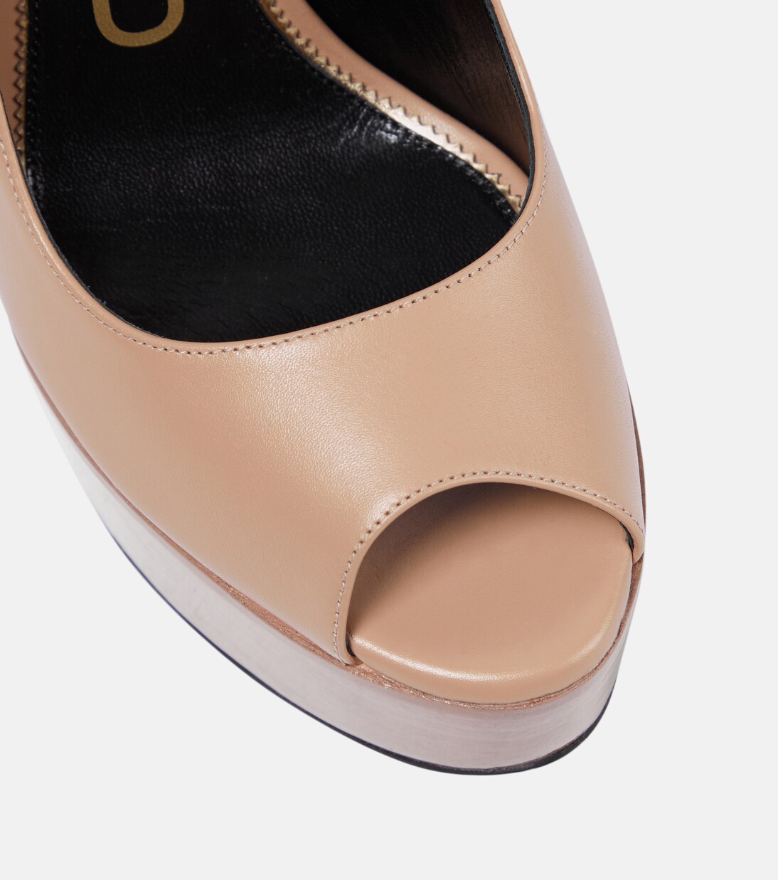 Plateau-Sandalen Padlock aus Leder | Tom Ford