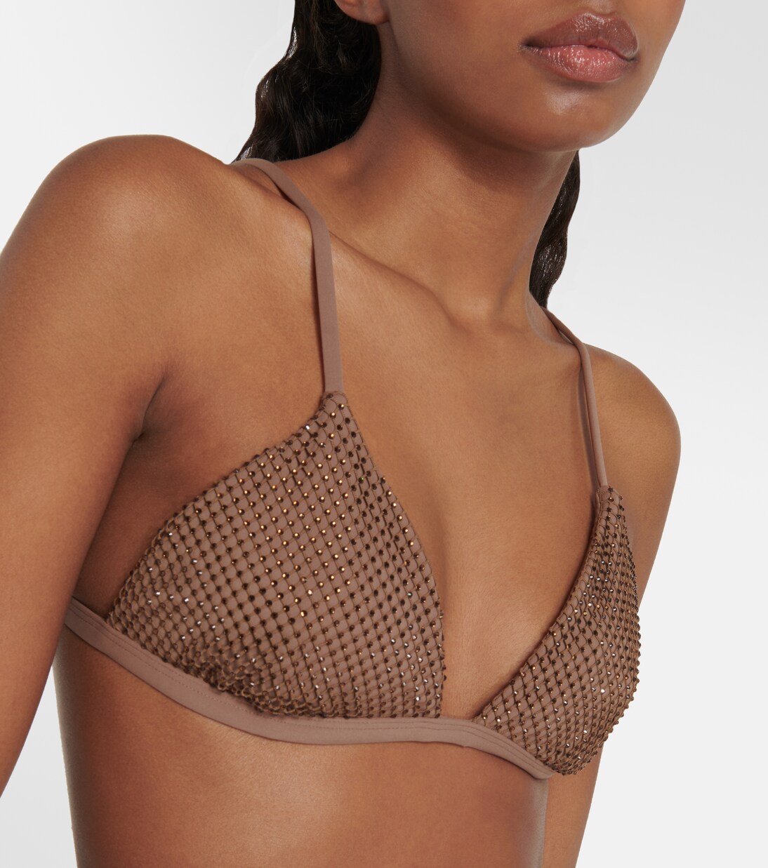 Haut de bikini Joelle à cristaux | Simkhai