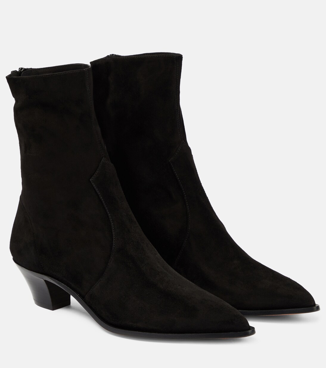 Ankle Boots Brunswick aus Veloursleder | Aquazzura