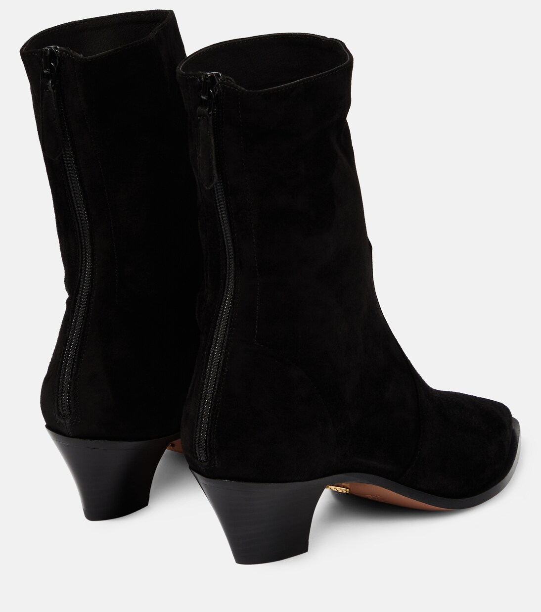 Ankle Boots Brunswick aus Veloursleder | Aquazzura
