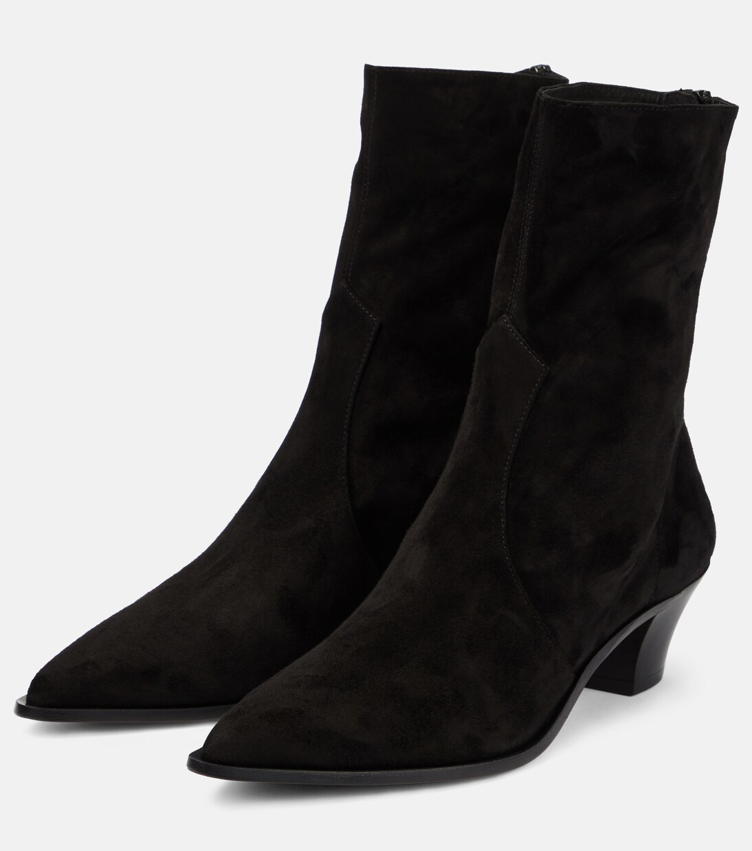 Ankle Boots Brunswick aus Veloursleder | Aquazzura