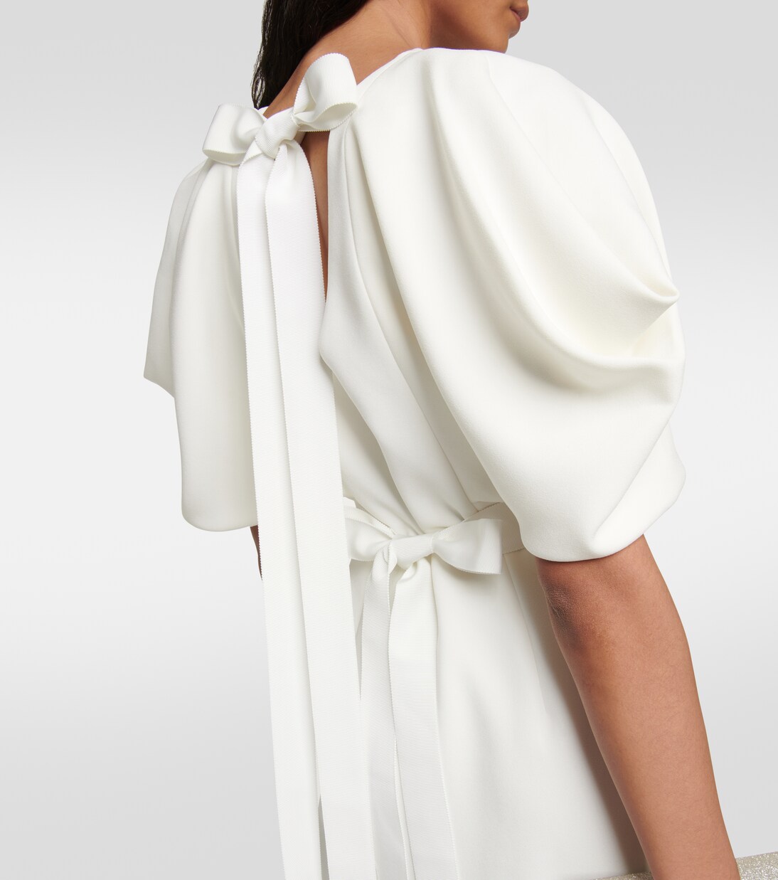 Robe de mariée longue Clementine en crêpe | Roksanda