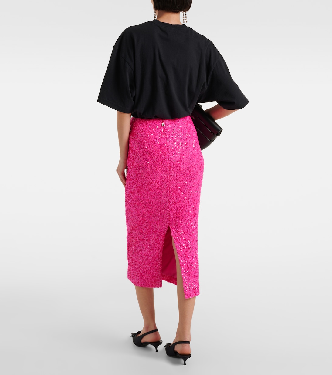 Midirock mit Pailletten | Rotate