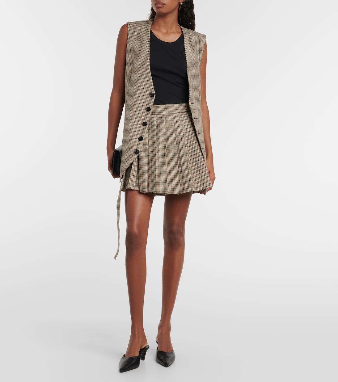 Minirock aus Schurwolle | Ami Paris