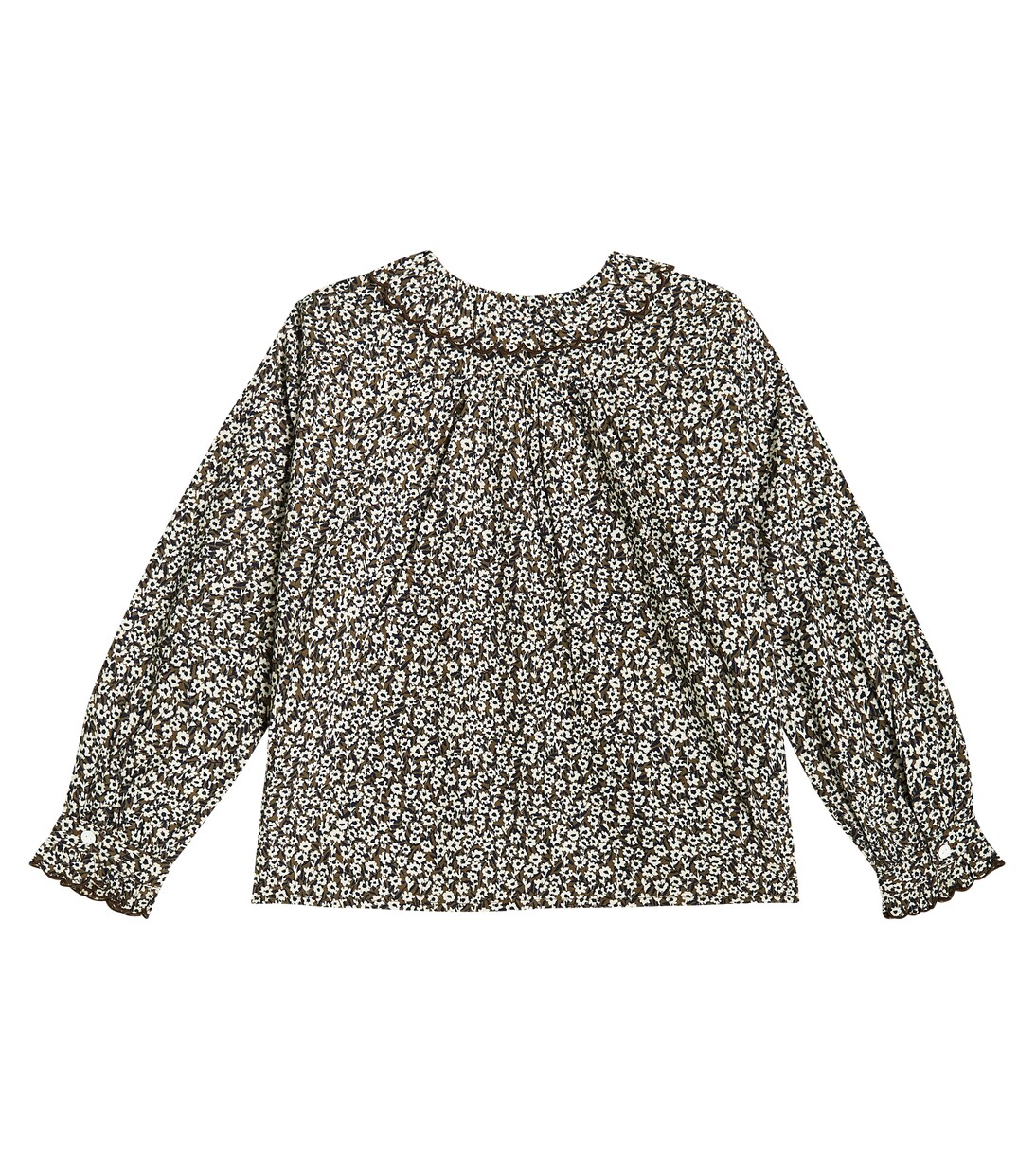 Dorina floral cotton shirt | Bonpoint