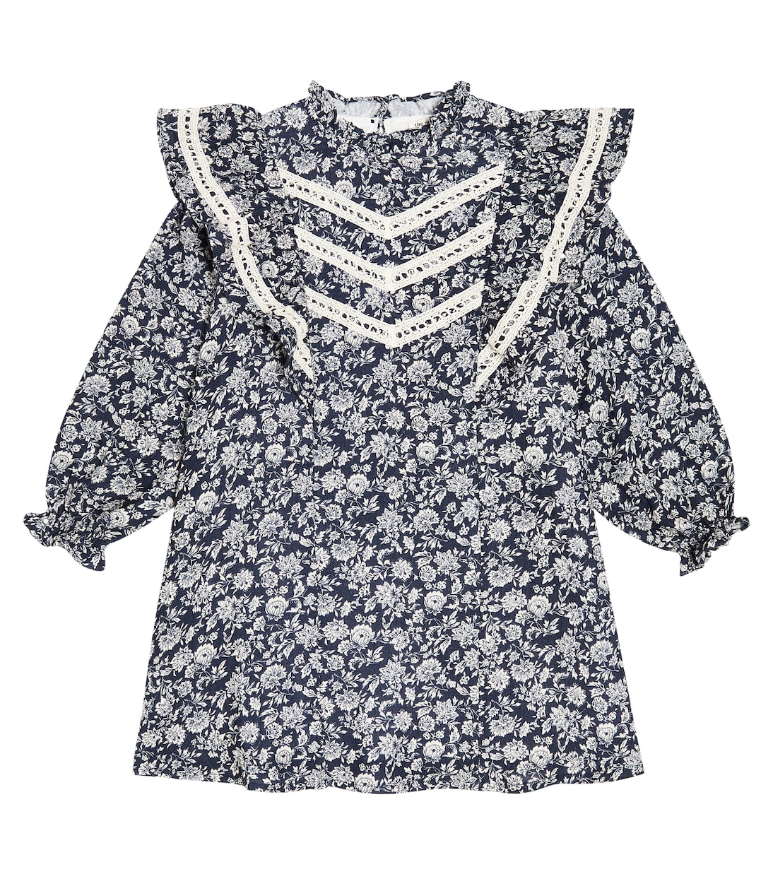 Adelaine floral lace-trimmed dress | The New Society