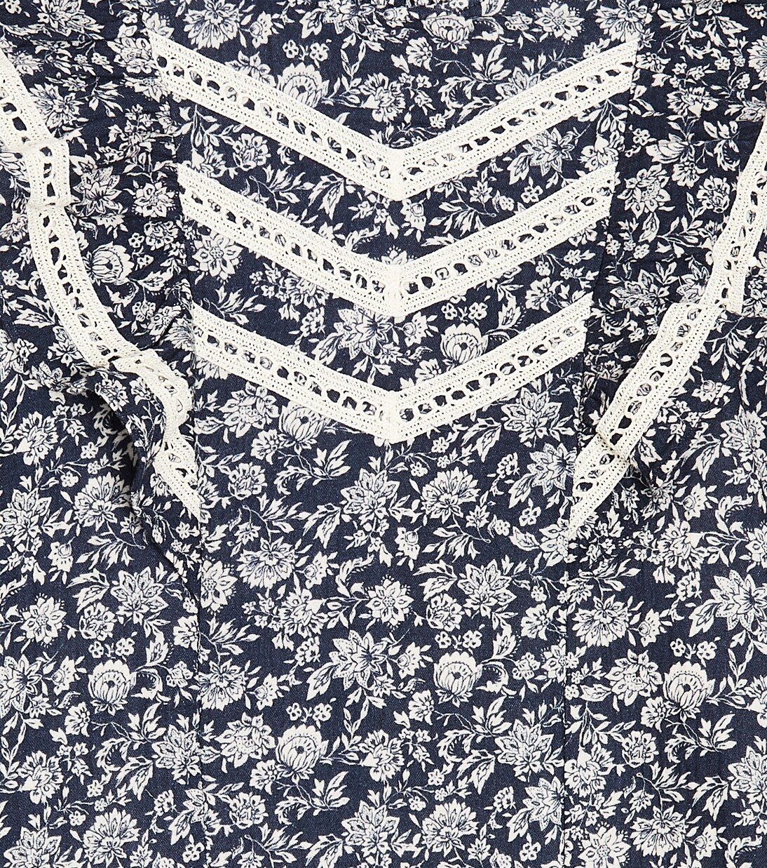 Adelaine floral lace-trimmed dress | The New Society