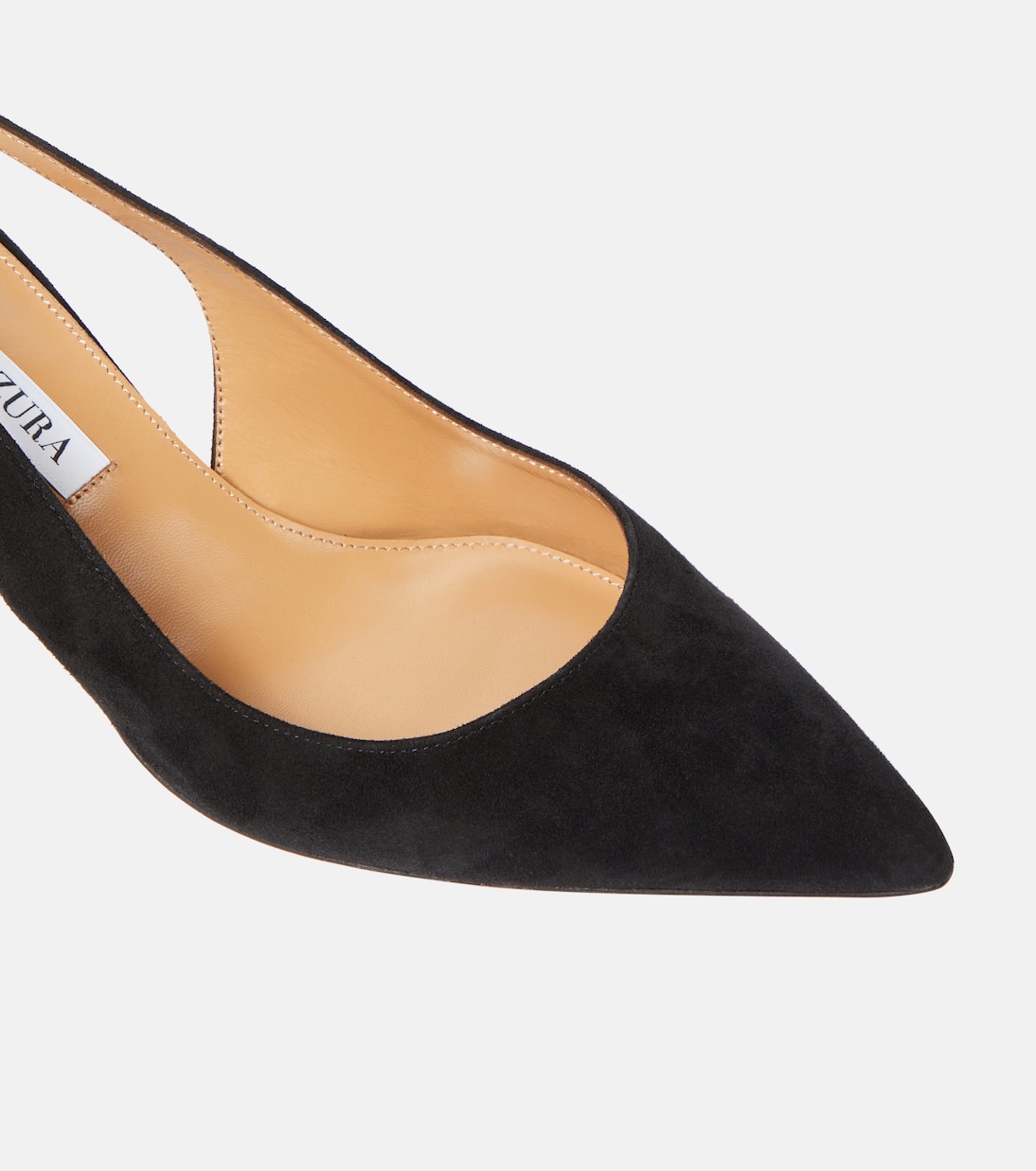 Pumps Bow Tie 50 aus Veloursleder | Aquazzura