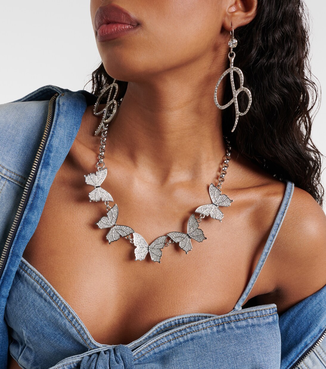 Gargantilla Butterfly con cristales | Blumarine
