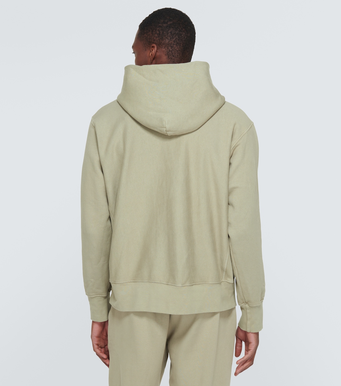 Cotton jersey hoodie | Les Tien
