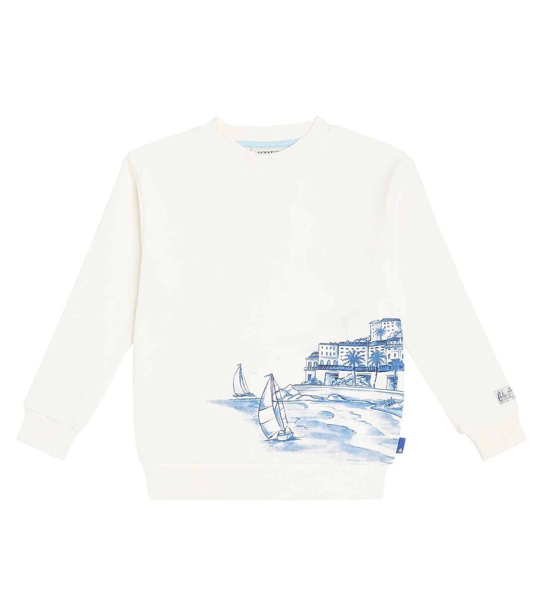 Printed cotton jersey sweatshirt | Scotch & Soda Kids