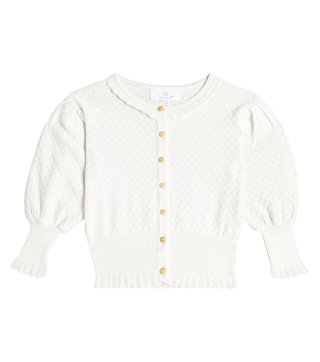 Selene cotton cardigan | C'era Una Volta