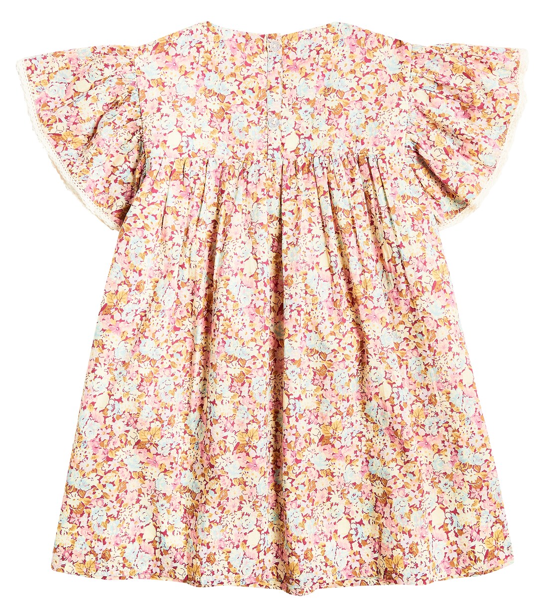 Warisa crochet-trimmed floral cotton dress | Louise Misha