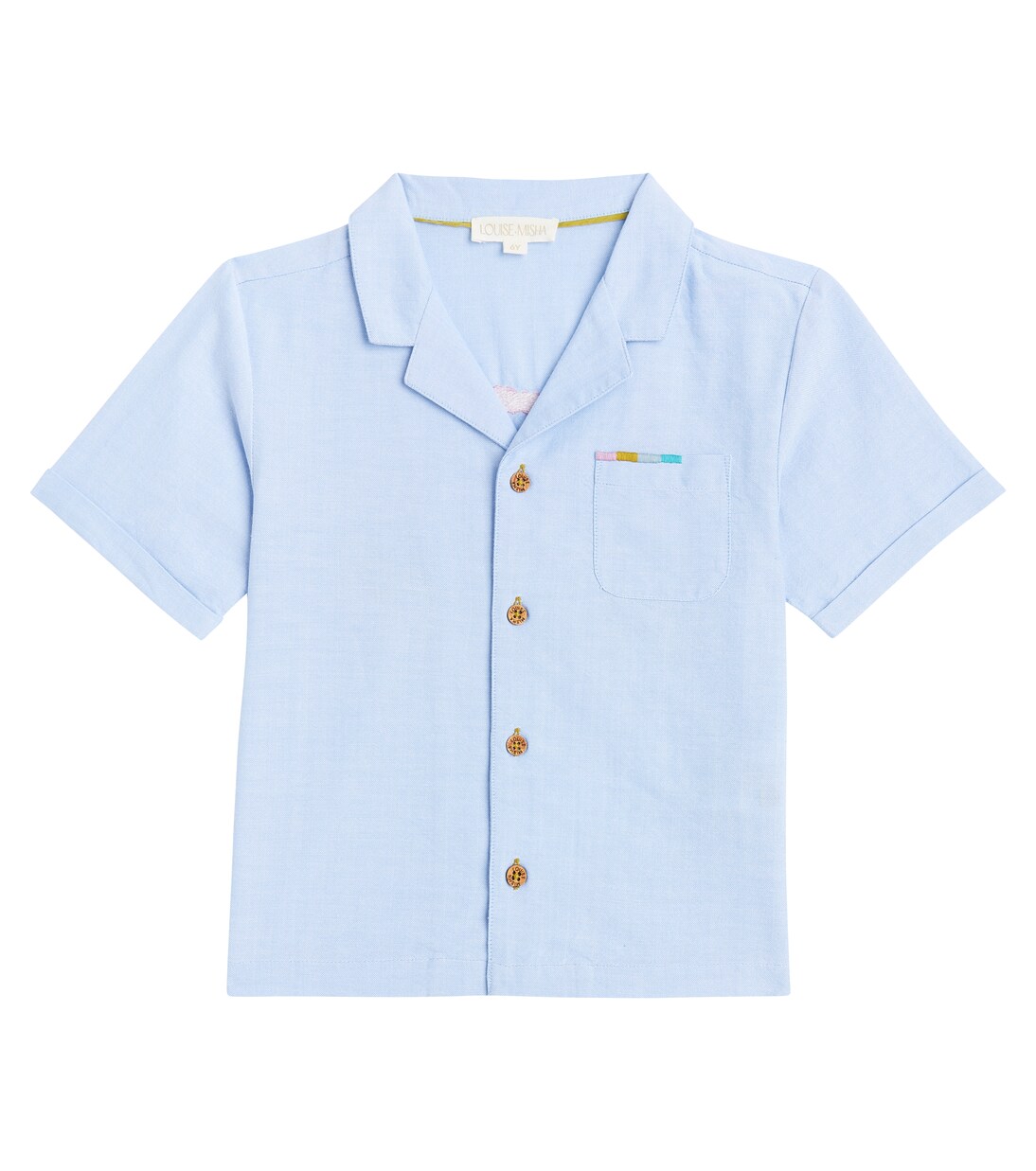 Lov embroidered cotton shirt | Louise Misha