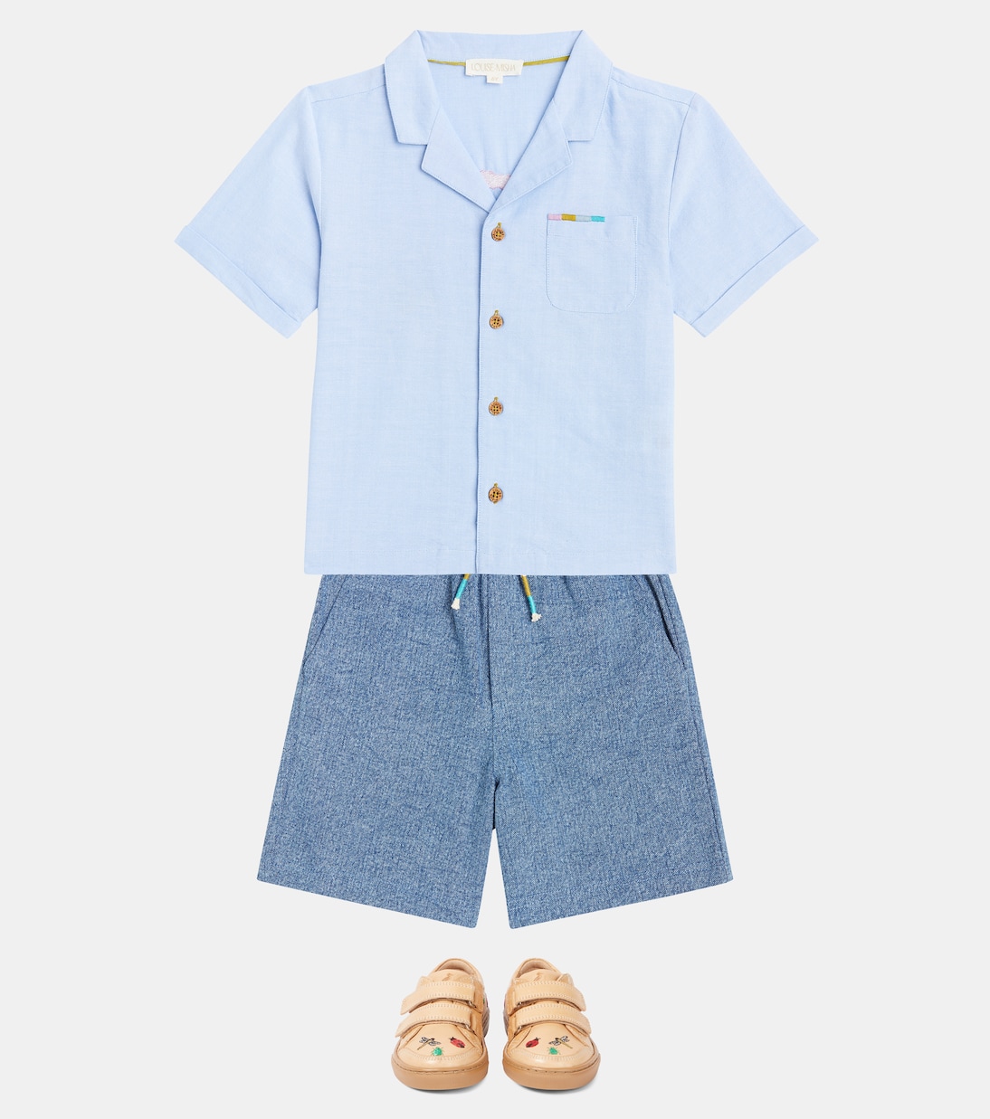 Lov embroidered cotton shirt | Louise Misha