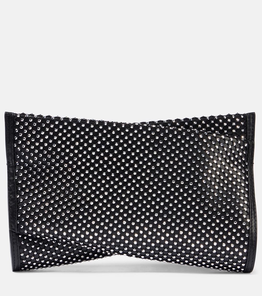 Loubitwist Small embellished leather clutch | Christian Louboutin