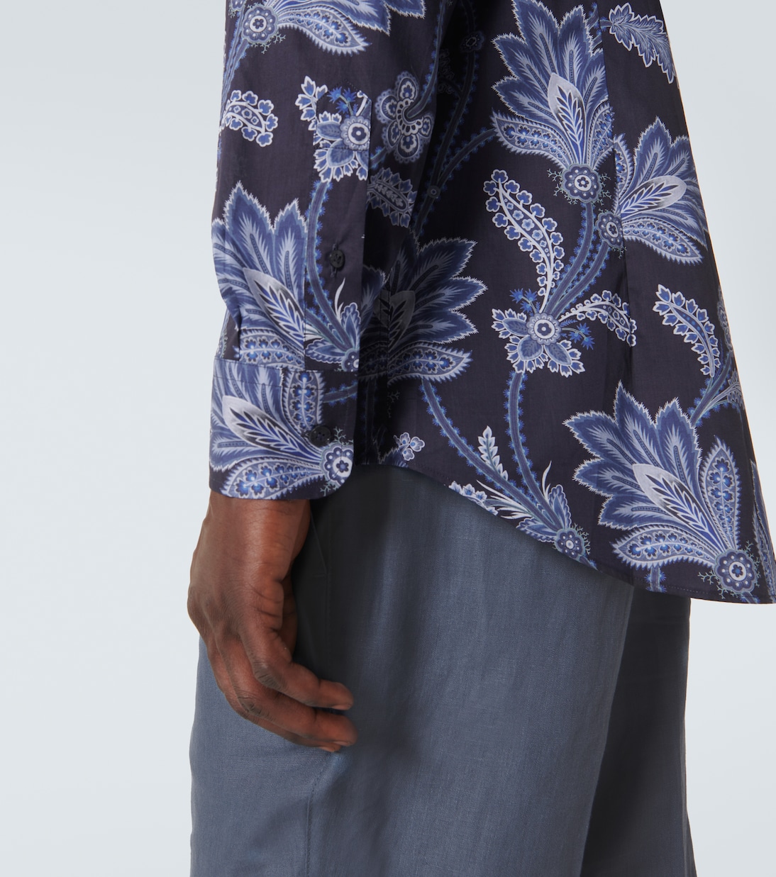Paisley cotton poplin shirt | Etro