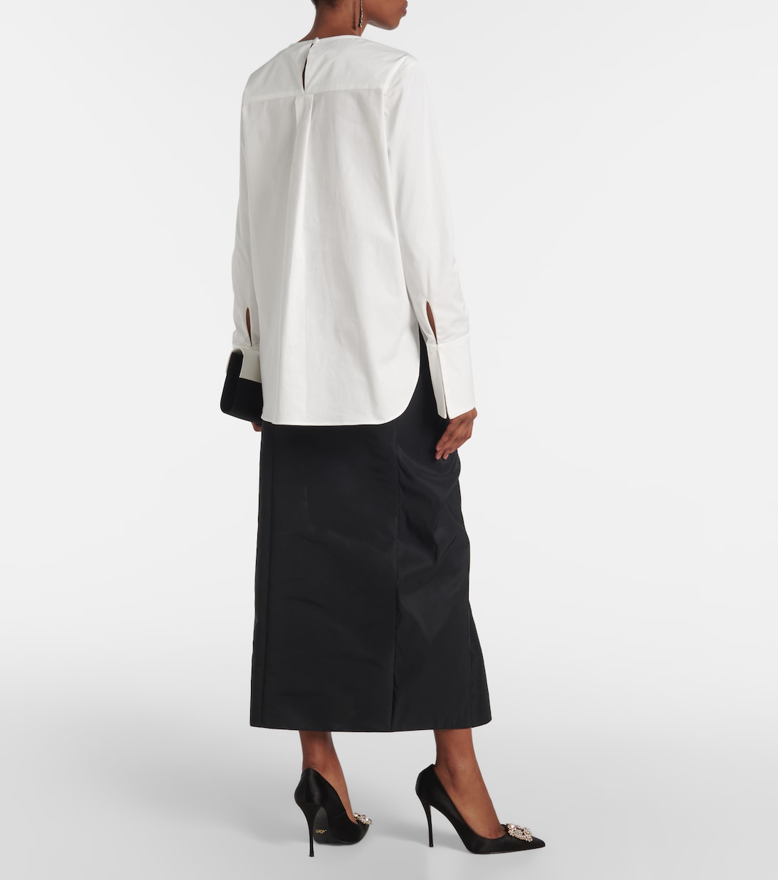 Bestickte Bluse aus Baumwolle | Oscar de la Renta