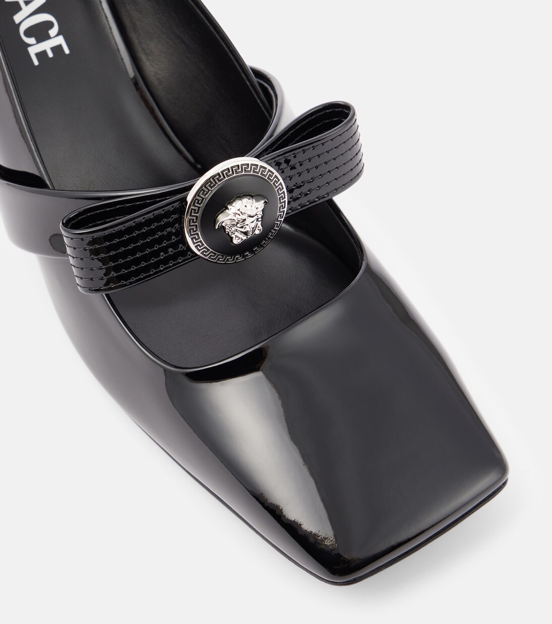 Sandales Gianni Ribbon 55 en cuir | Versace