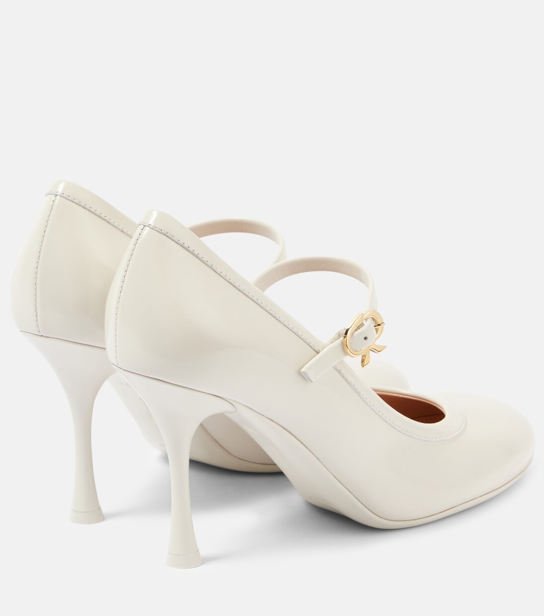 85 patent leather Mary Jane pumps | Gianvito Rossi