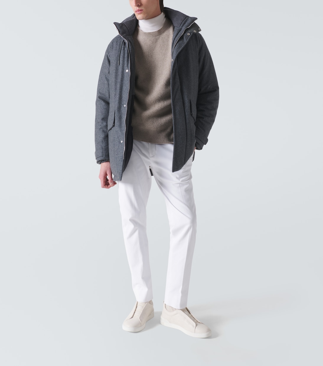 Wool down coat | Zegna